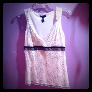 New york & company short sleeve Lacey shirt